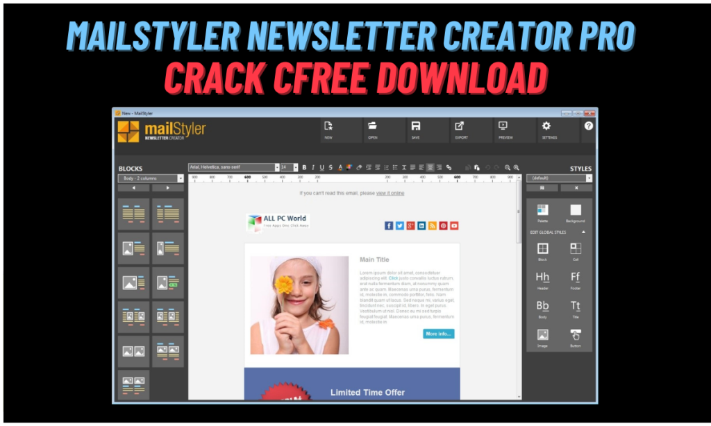 MailStyler Newsletter Creator Pro Crack