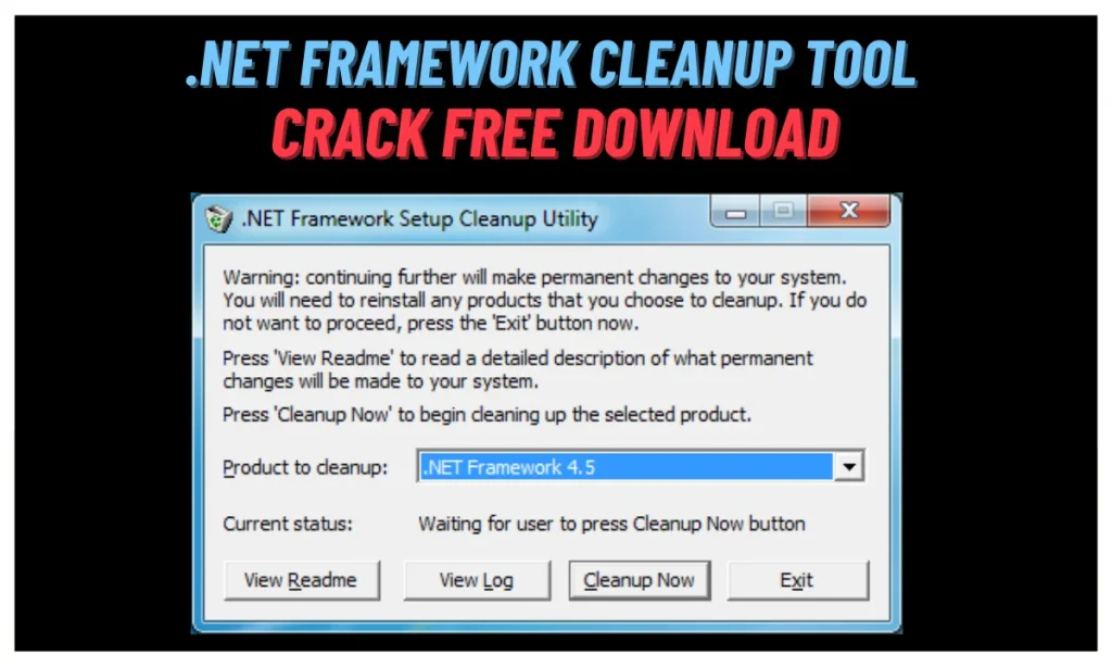 NET Framework Cleanup Tool Crack