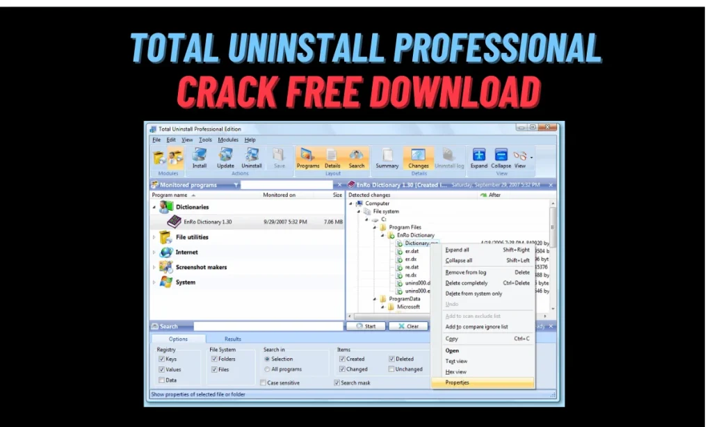 Total Uninstall Professional Crack