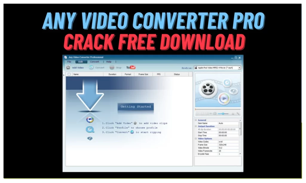 Any Video Converter Pro Crack