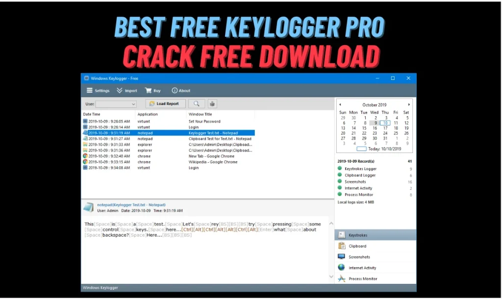 Best Free Keylogger Pro Crack