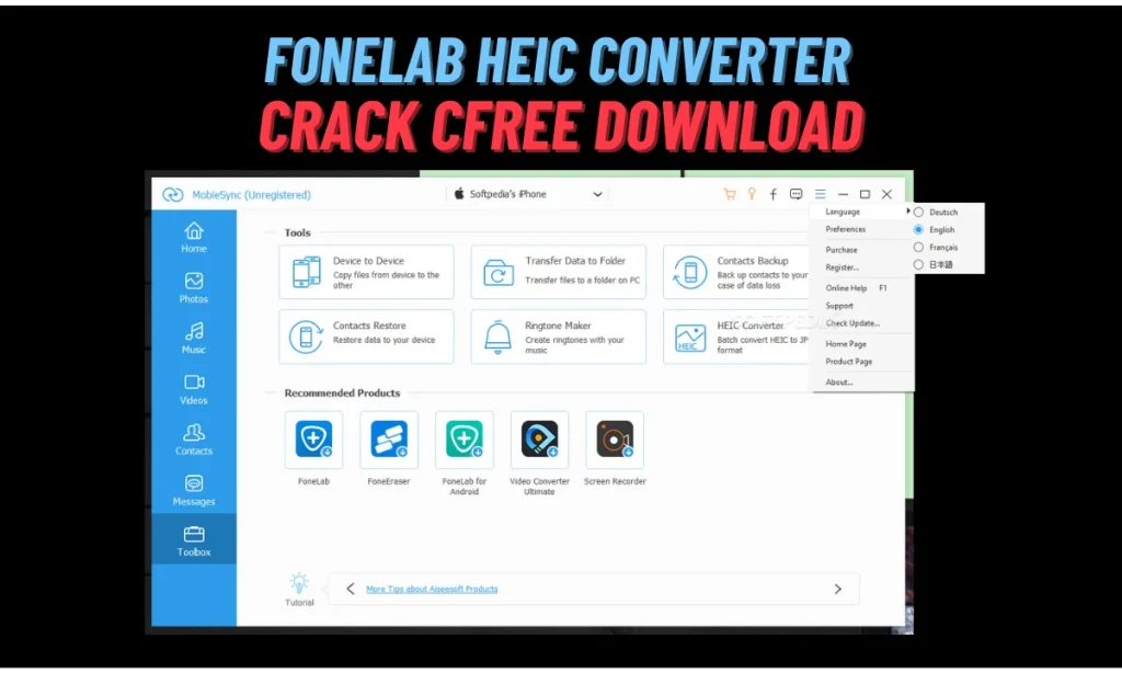 FoneLab HEIC Converter Crack