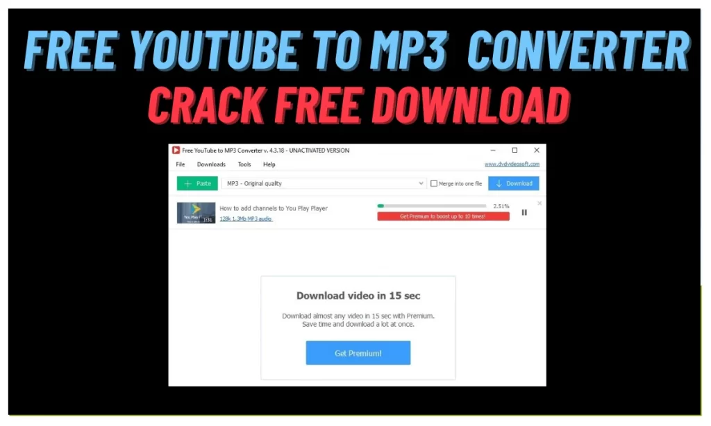 The Free YouTube to MP3 Converter Crack