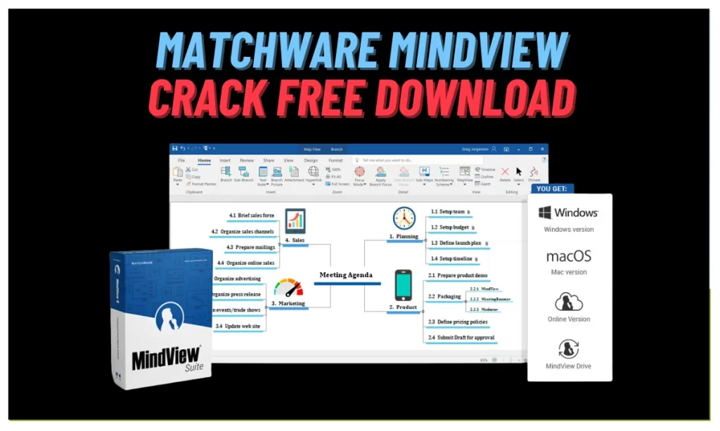 MatchWare MindView Crack