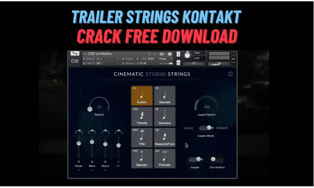 Trailer Strings KONTAKT Crack