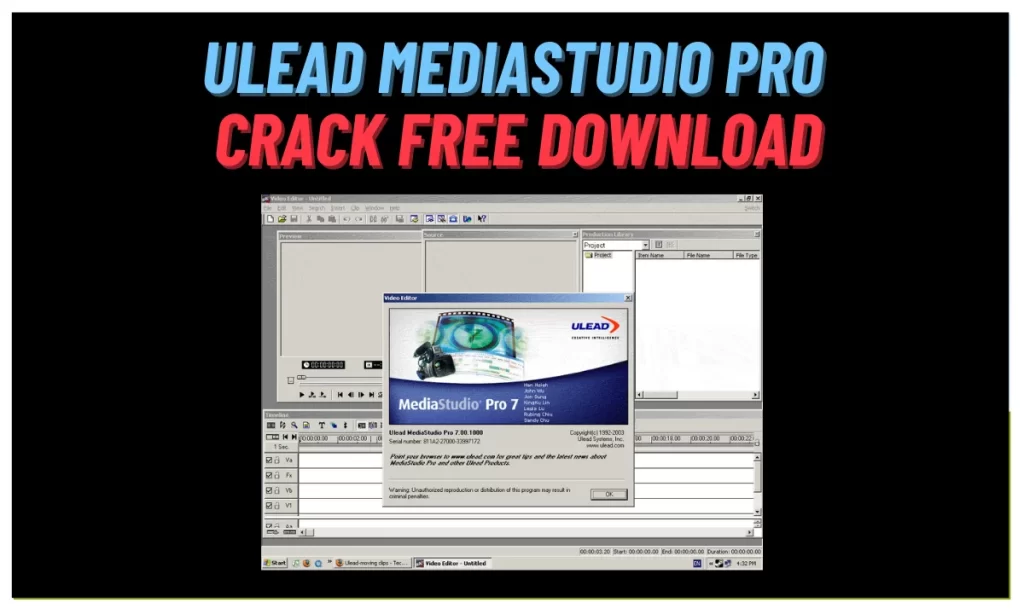 Ulead MediaStudio Pro Crack