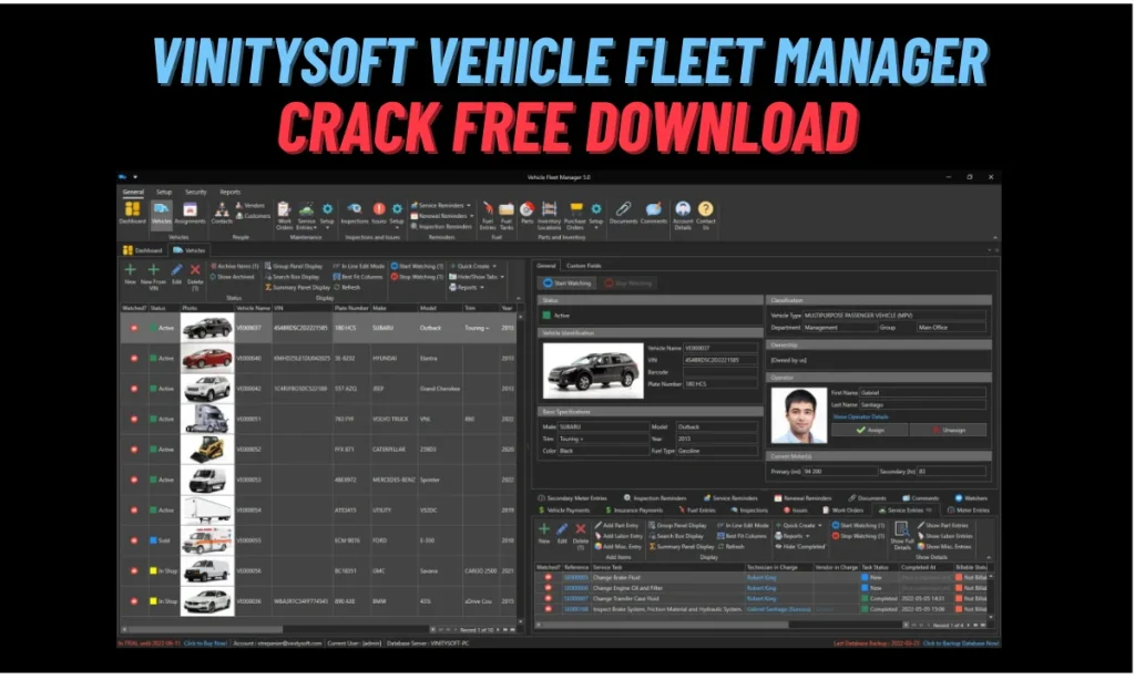 Vinitysoft Vehicle Fleet Manager Crack