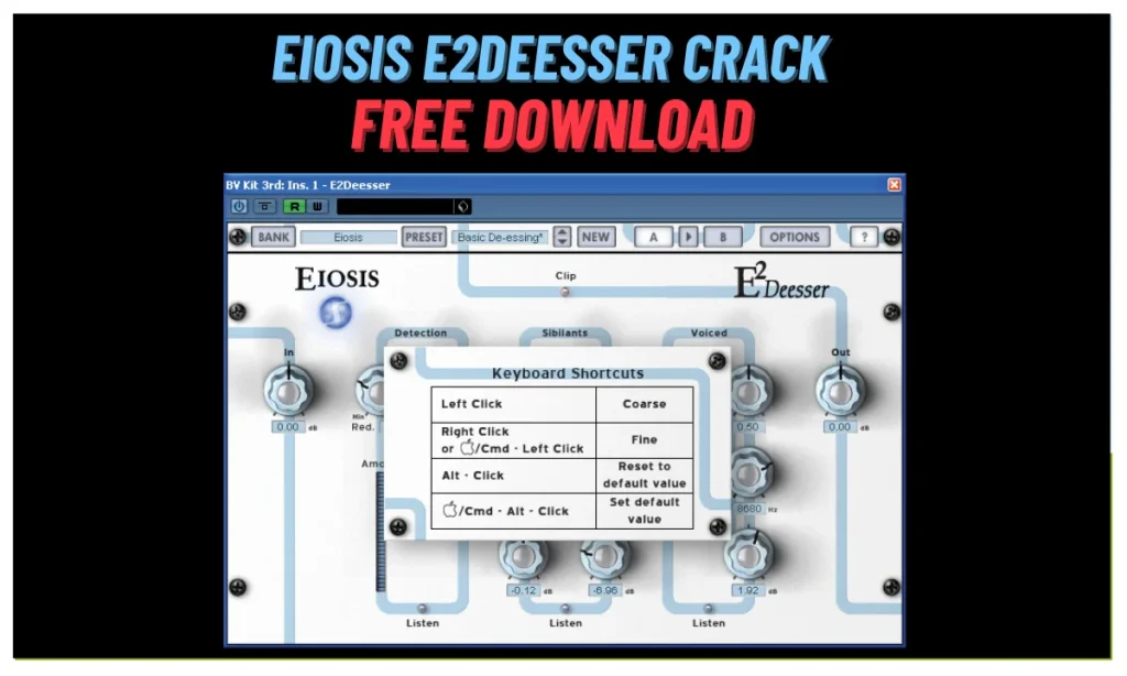 Eiosis E2Deesser Free Download