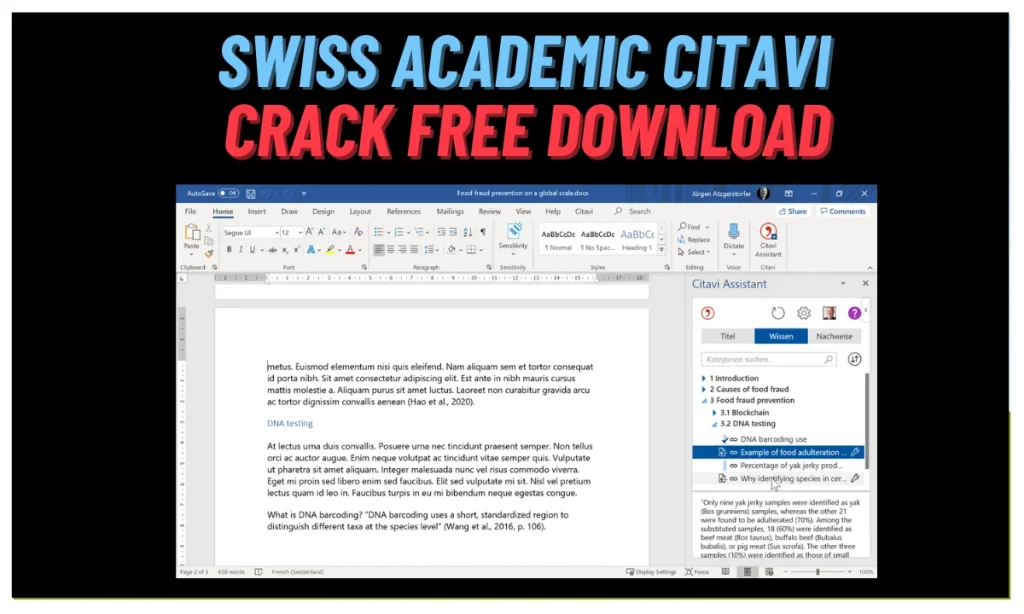 Swiss Academic Citavi