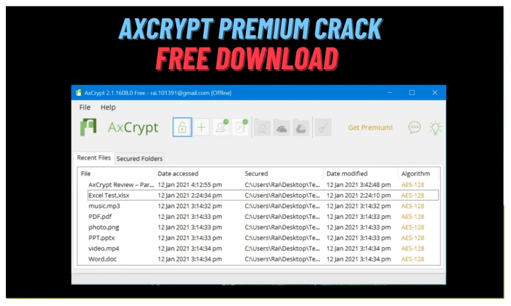 AxCrypt Premium Free Download