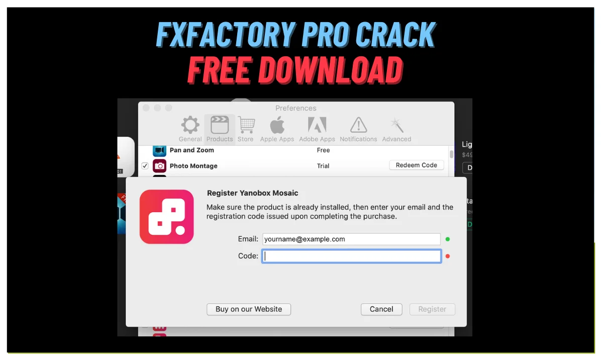 FxFactory Pro Free Download